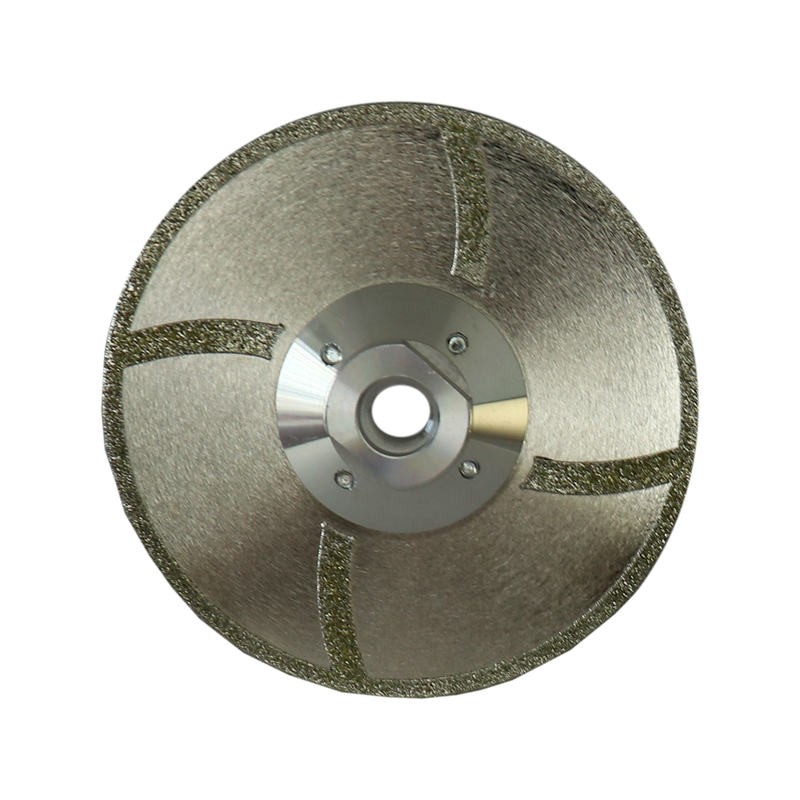 Electroplated diamond cutting disc