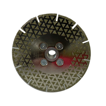 Electroplated diamond cutting disc