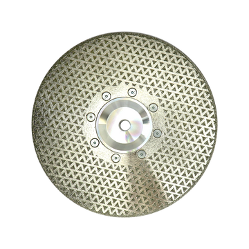 Electroplated diamond cutting disc
