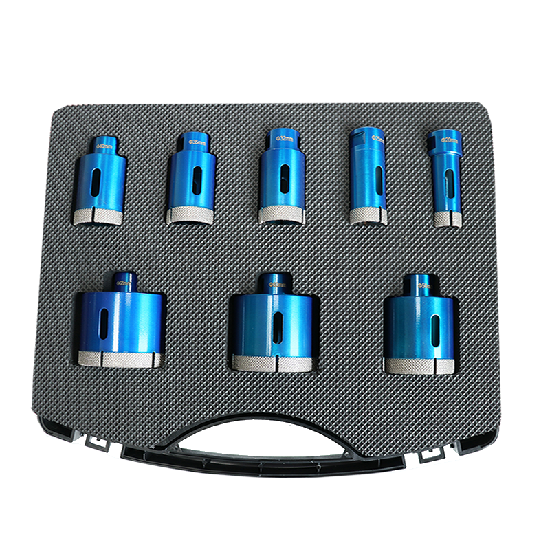 Vacuum brazed diamond core drill bits kits
