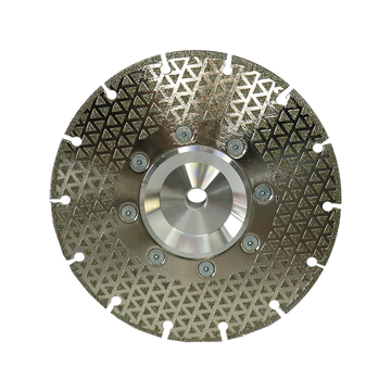 Electroplated diamond cutting disc