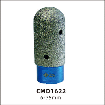 Vacuum brazed diamond dry finger bit