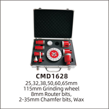 Vacuum brazed diamond core drill bits kits