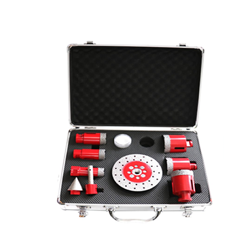 Vacuum brazed diamond core drill bits kits