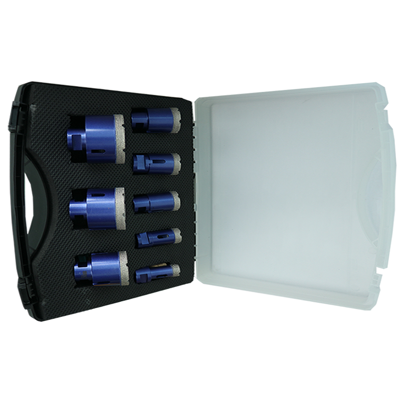 Vacuum brazed diamond core drill bits kits
