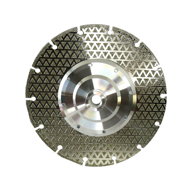 Electroplated diamond cutting disc