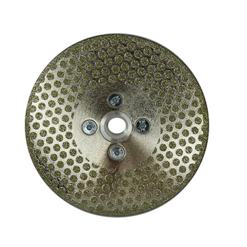 Electroplated diamond cutting disc