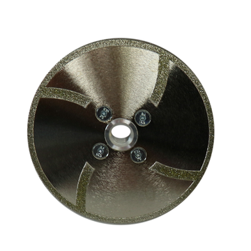 Electroplated diamond cutting disc