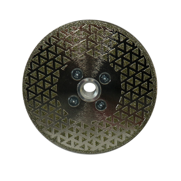 Electroplated diamond cutting disc