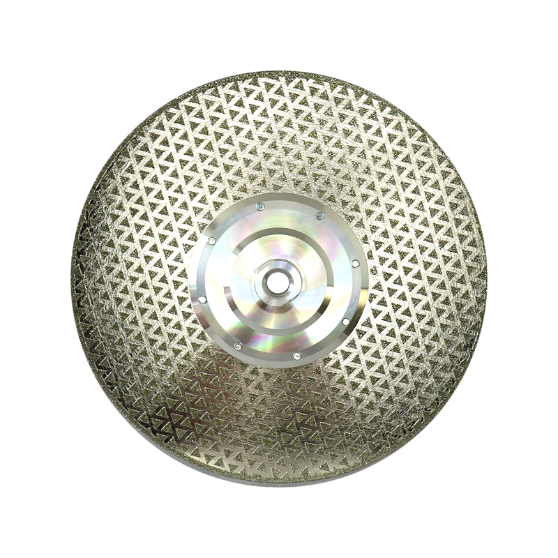 Electroplated diamond cutting disc