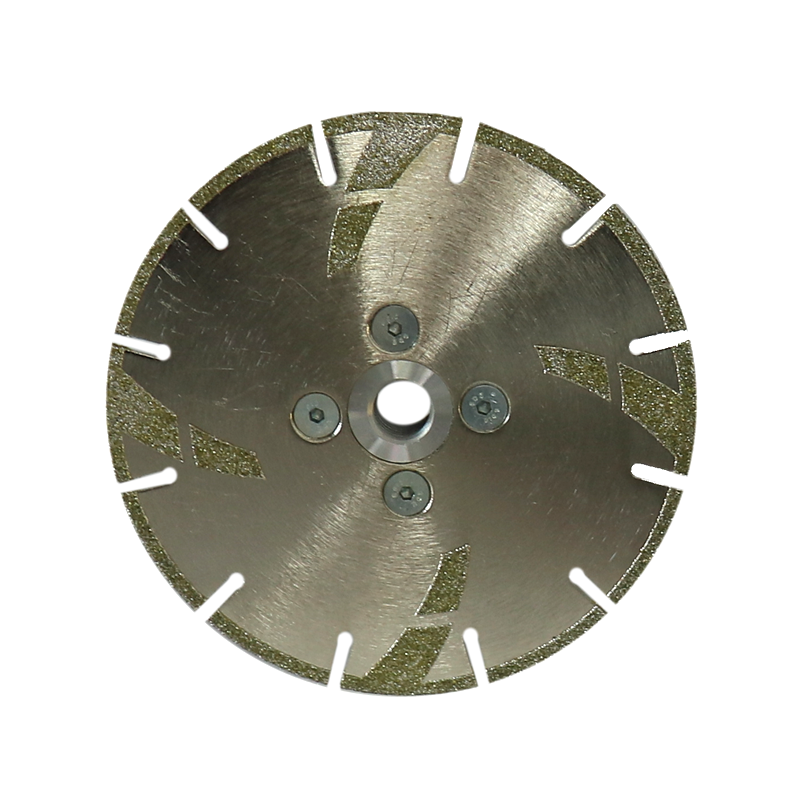 Electroplated diamond cutting disc