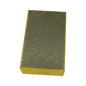 Diamond hand polishing pad