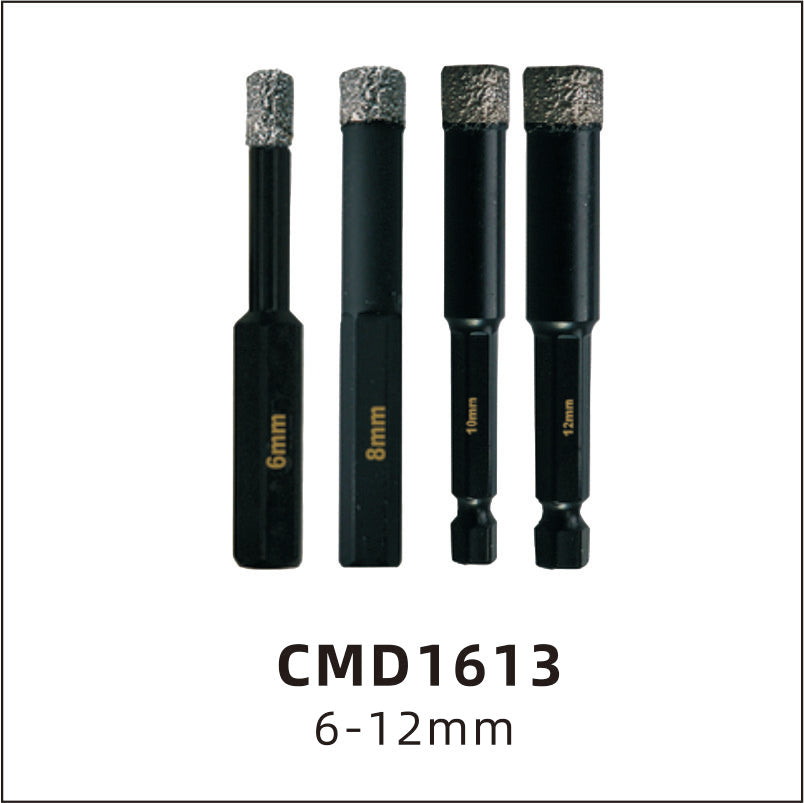 Hex diamond drill bits  6mm-12mm. 20-70mm