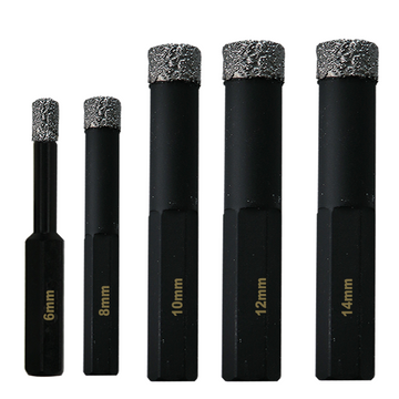 Hex diamond drill bits  6mm-14mm. 20-70mm