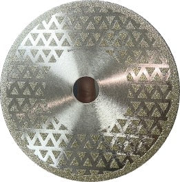 Marble Diamond Blade (Double-sided Electroplated Triangular Pattern)